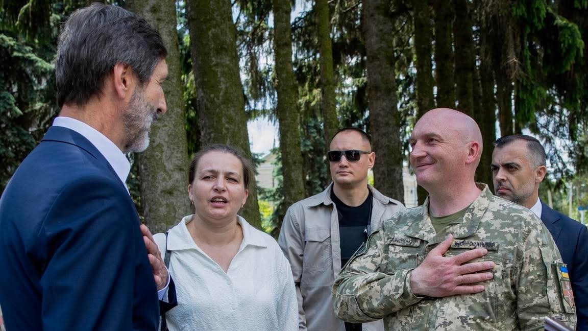 Juraj Blanár a Andrij Sybiha na Ukrajine