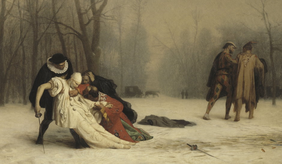 Pojedynek po balu maskowym w 1857 r.