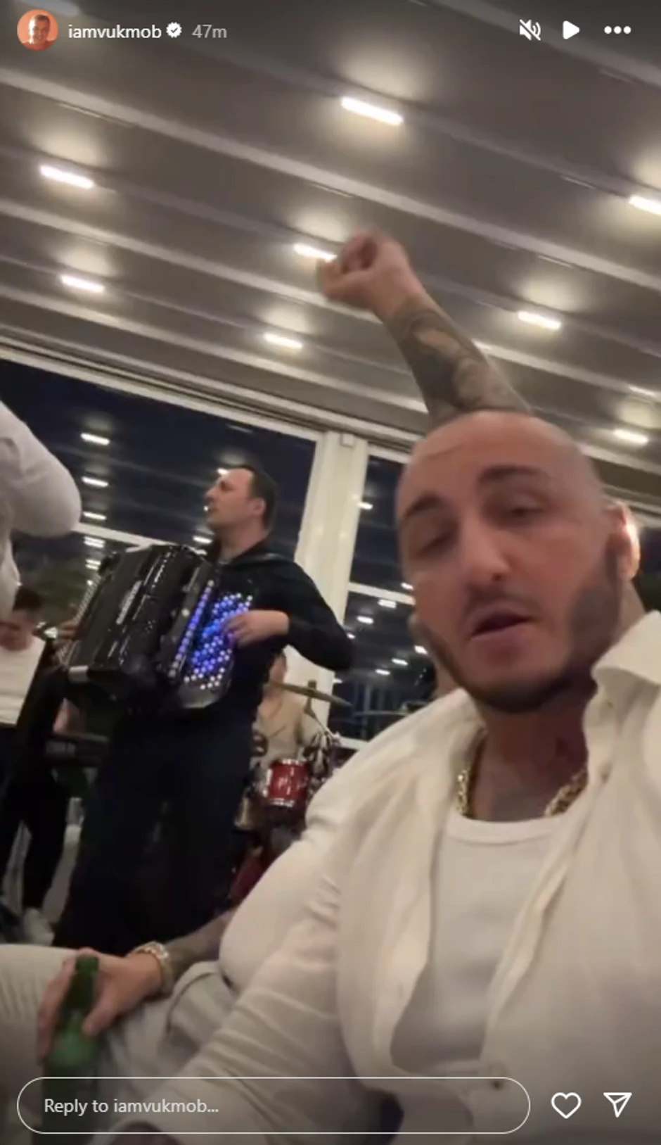 Slavlje posle krštenja Vukana Šijana