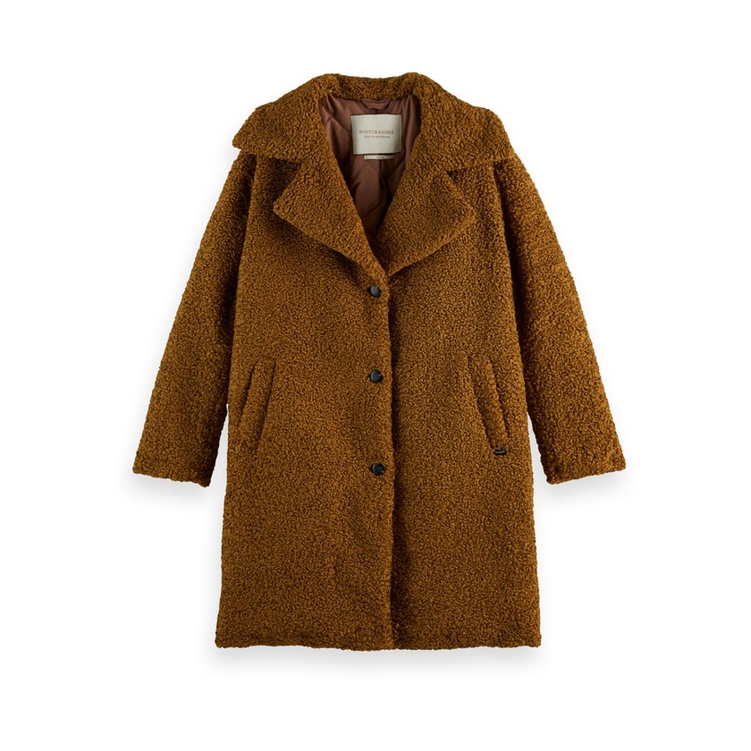 Manteau marron de Maison Scotch pour CHF 299.–, via Manor.