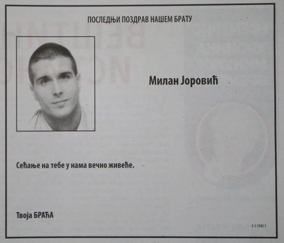 Ubijeni Milan Jorović