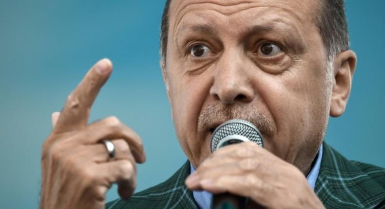 Turkish President Recep Tayyip Erdogan rejoined the ruling AKP on May 2 after the public approved changes to create an executive presidency last month