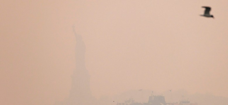 Nowy Jork spowity dymem z gigantycznych pożarów. Przerażające ZDJĘCIA