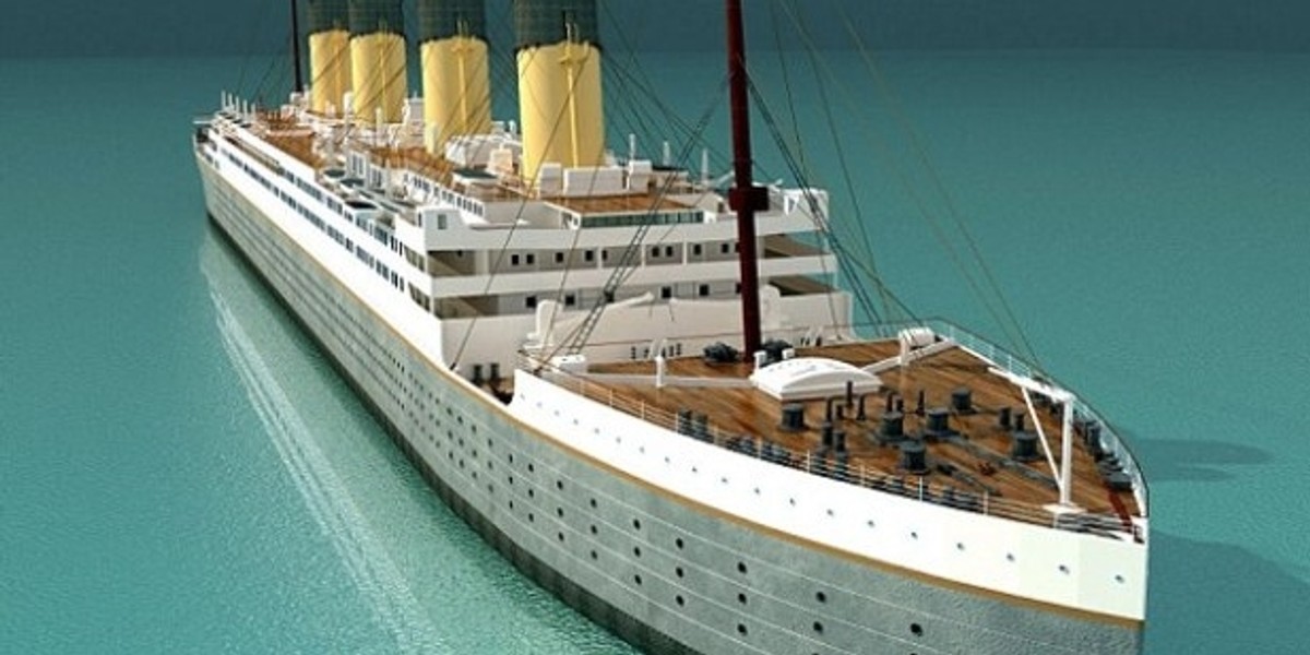 titanic replica chiny