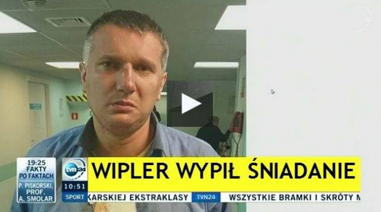 Przemysław Wipler został pobity?
