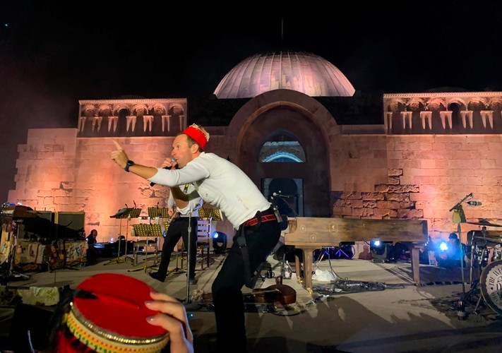 Koncert Coldplay w Jordanii, 23 listopada 2019