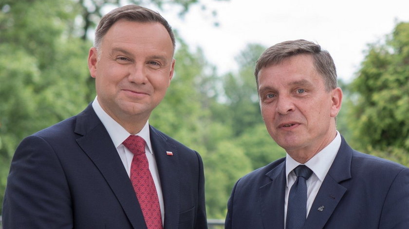 Andrzej Duda i Andrzej Pruś