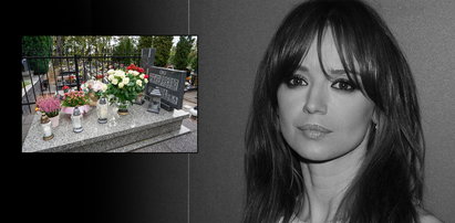 Anna Przybylska zmarła 8 lat temu. Byliśmy przy jej grobie. Są róże i poruszający napis [WIDEO]