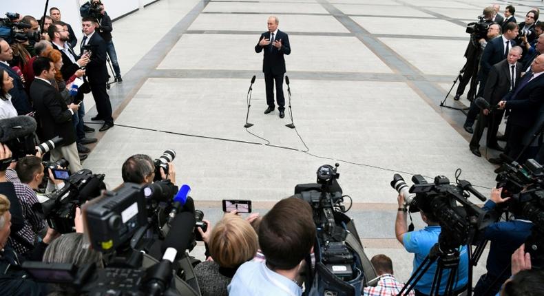 Putin began the tradition of end-of-year press events in 2000, the year he became president, but with time they evolved into marathon events