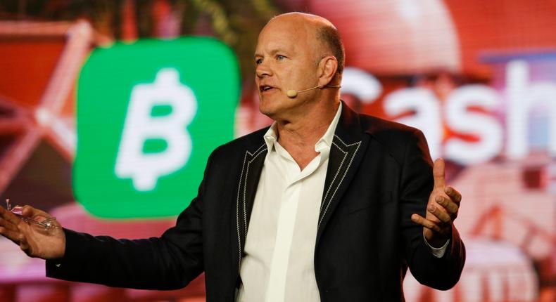 Mike Novogratz, CEO of Galaxy Investment Partners, speaks during the Bitcoin 2022 Conference at Miami Beach Convention Center on April 8, 2022 in Miami, Florida.