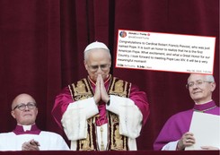 Amerykanin nowym papieżem. Tak zareagował Donald Trump