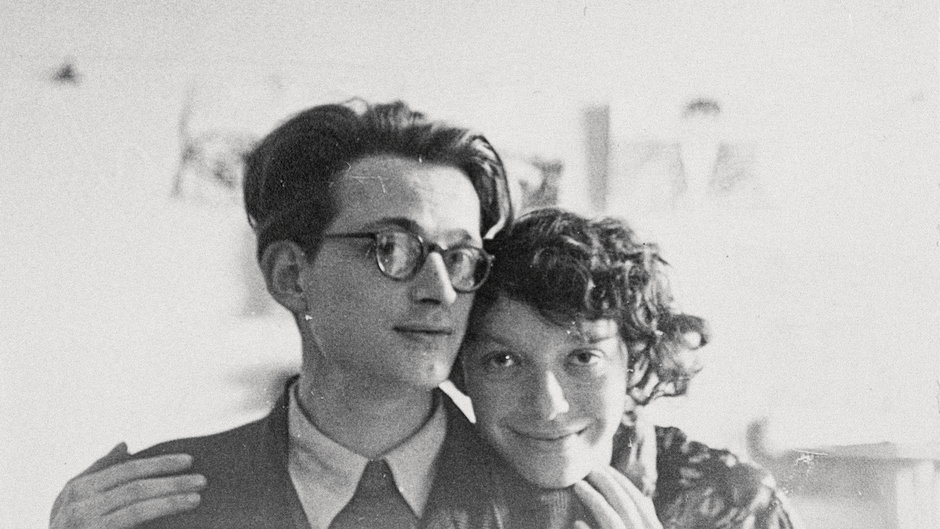 Andrzej Wróblewski, "[Autoportret z żoną III]" (niedatowana - maj 1954)