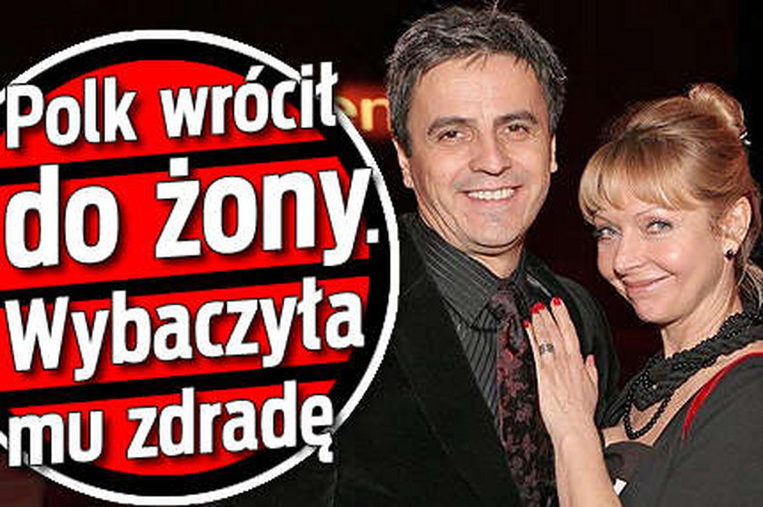 Polk wrócił do żony. Wybaczyła mu zdradę