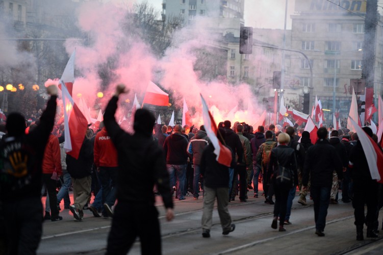 Marsz Niepodległości 2014 (fot. PAP/Jacek Turczyk)