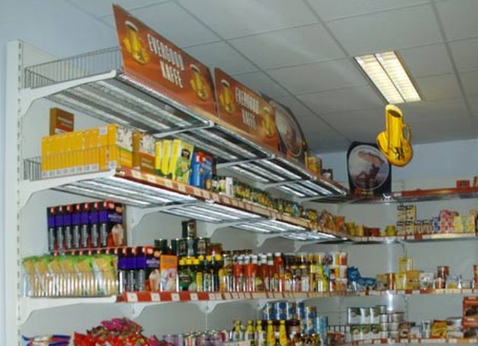 Sklepik na norweskiej wyspie Bastoy