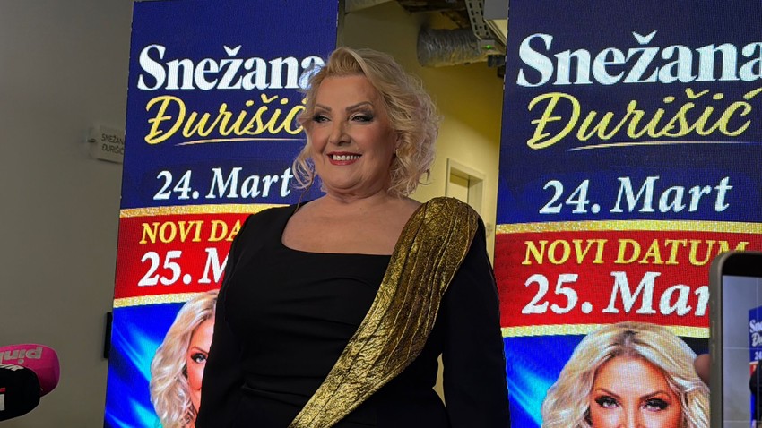 Snežana Đurišić pred koncert u Beogradu