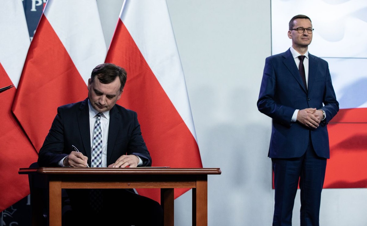 Zbigniew Ziobro i Mateusz Morawiecki