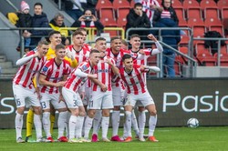 Czternaście bramek na noworocznym treningu Cracovii Kraków