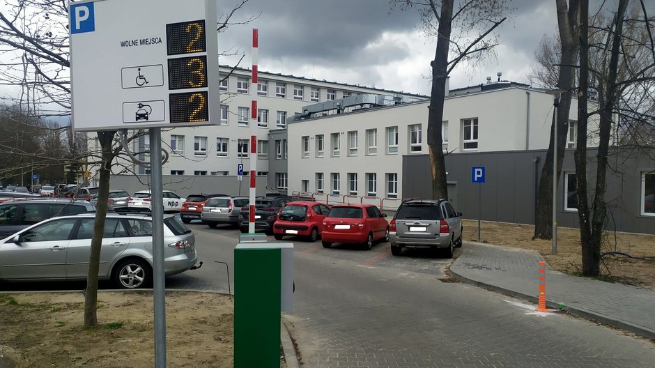 Parking pod Szpitalem Uniwersyteckim w Zielonej Górze