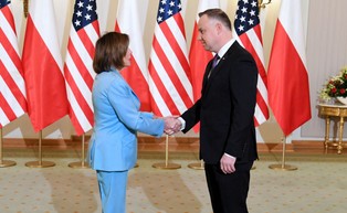 Prezydent Andrzej Duda rozmawiał z Nancy Pelosi o obecnej sytuacji geopolitycznej