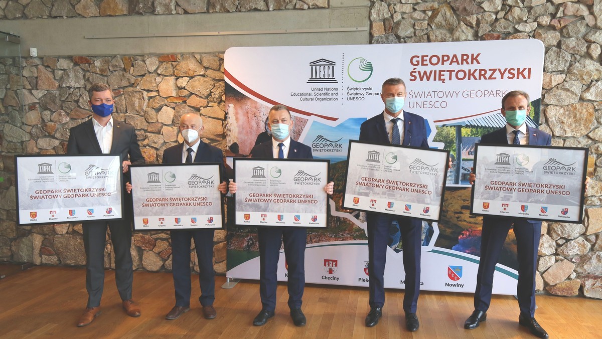 Kielce: Geopark Świętokrzyski oficjalnie w sieci UNESCO