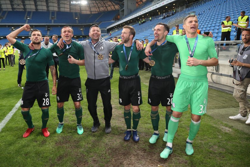 Pilka nozna. Ekstraklasa. Legia Warszawa. Feta. 21.05.2018