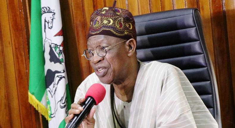 Minister of Information and Culture, Lai Mohammed [Twitter]