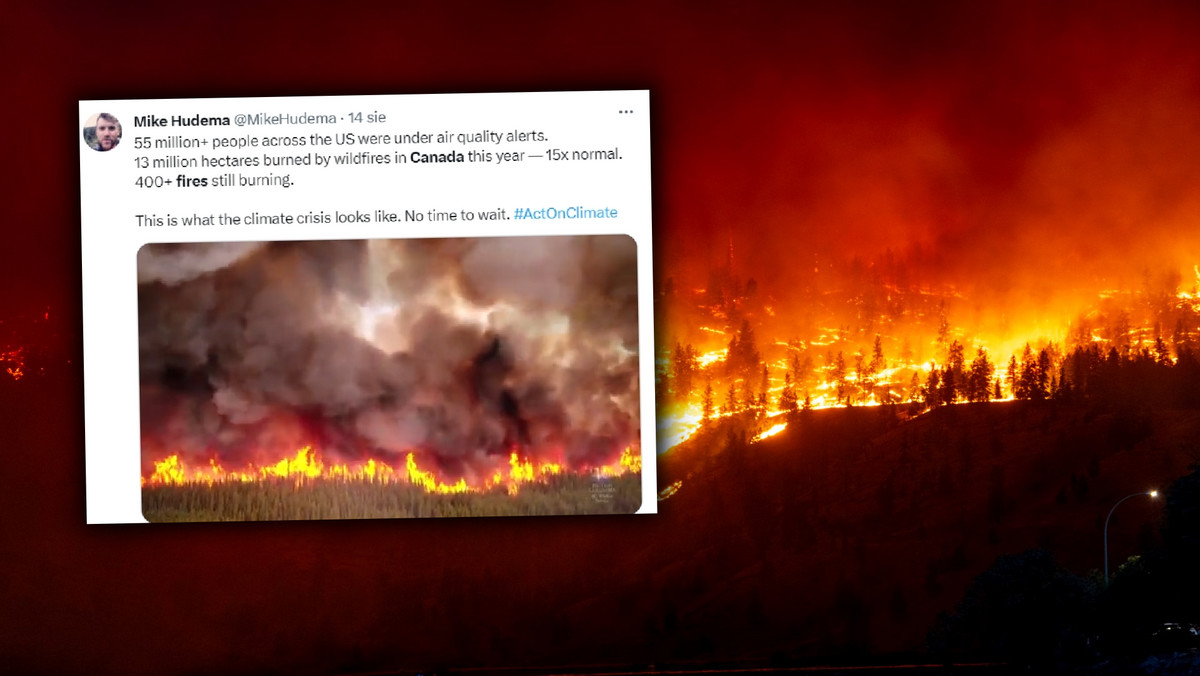 Ponad 200 pożarów w jednym regionie. Ogień trawi Kanadę