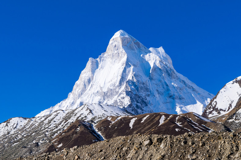 Góra Shivling (6543 m), Uttarakhand, Indie