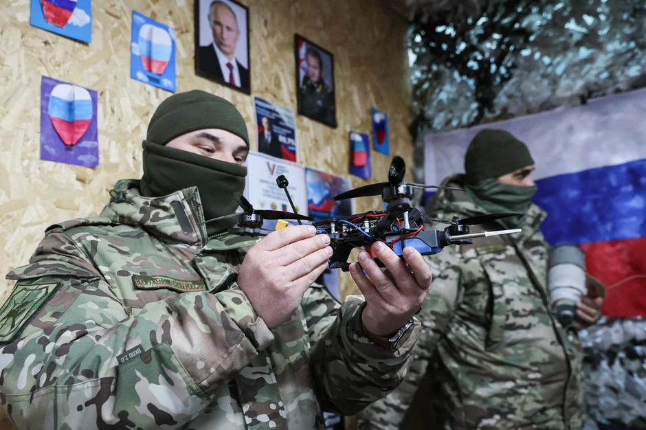 Ruski vojnici sa dronovima