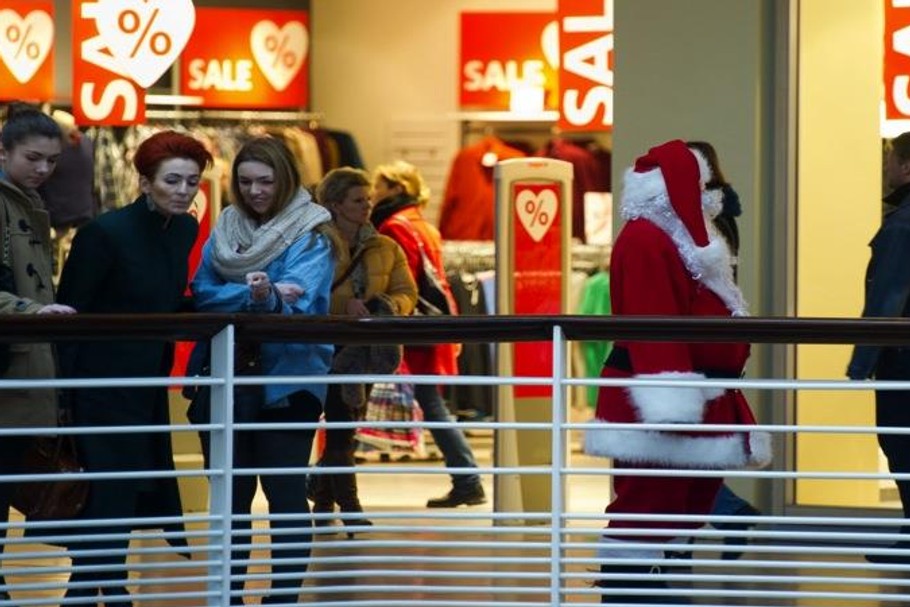 święty mikołaj centrum handlowe boże narodzenie