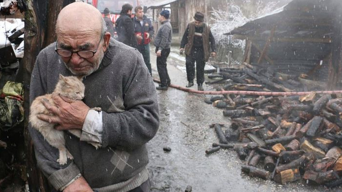 Ali Mese to 83-latek z prowincji Ordu w Turcji. Mężczyzna podczas rozpalania ognia w piecu nie zdołał zapanować nad płomieniami. Jego drewniany dom spalił się doszczętnie. Rodzinie mężczyzny udało się uciec z domu. Tragiczny los spotkał jednak jego hodowlę kotów.