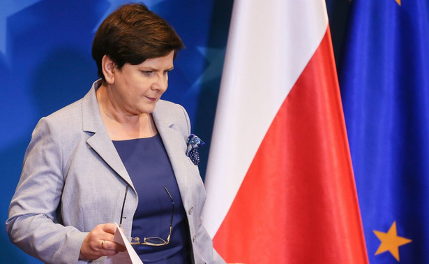 Premier Beata Szydło na unijnym szczycie