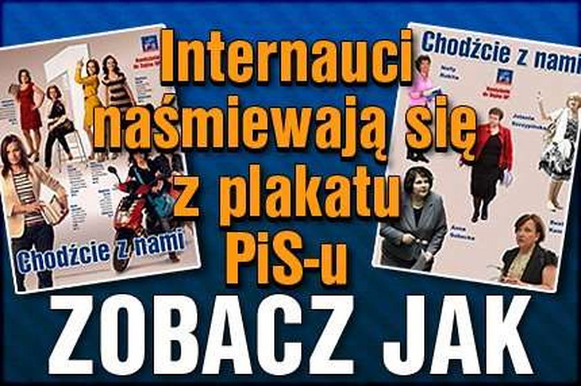 Internauci naśmiewają się z plakatu PiS-u. Zobacz jak