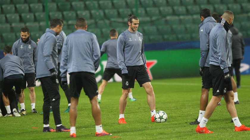 Real Madryt trenuje na stadionie Legii