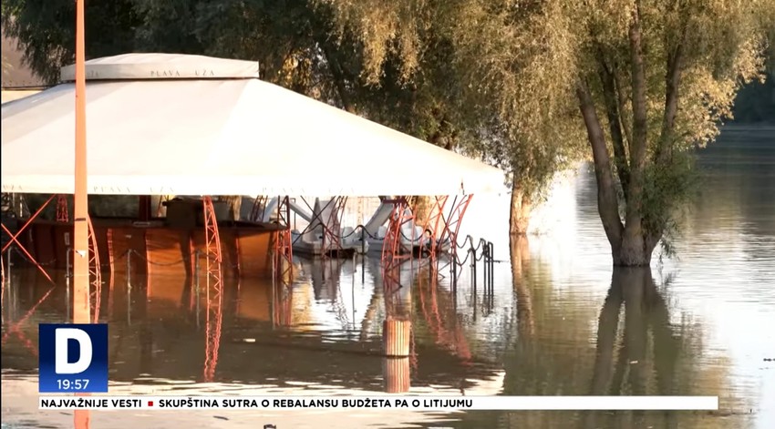 Dunav kod Apatina, najugroženija su vikend naselja