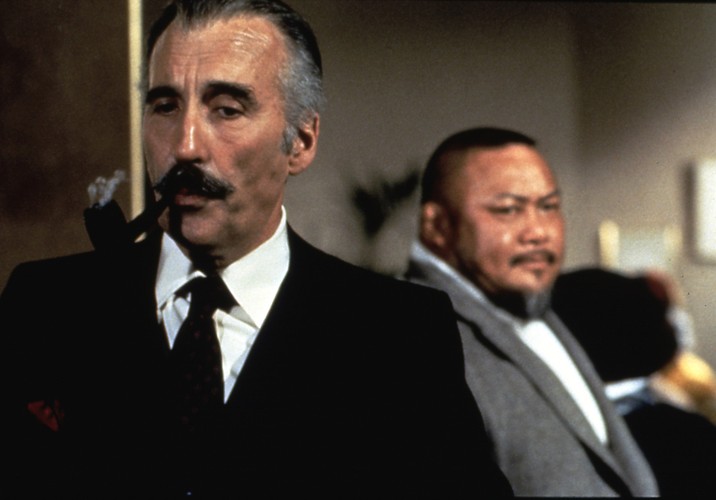 Christopher Lee w filmie 'Oko za oko'