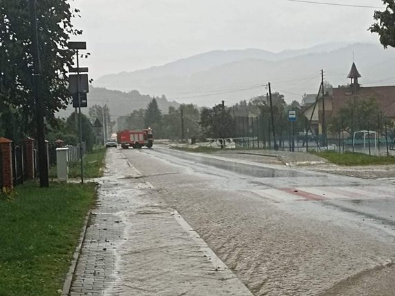 Kolejne podtopienia na Limanowszczyźnie