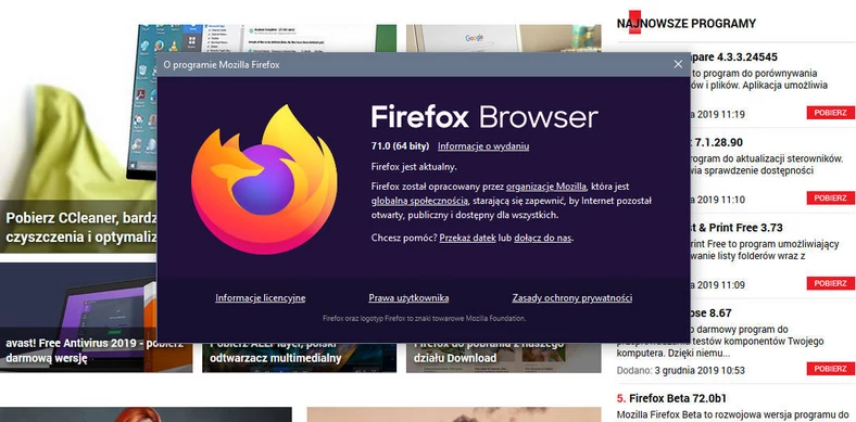 Firefox pozwoli użytkownikom na skasowanie wszystkich danych