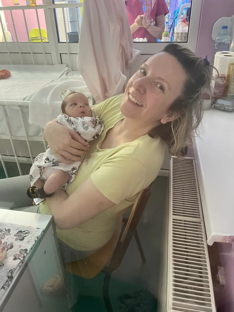 Irina sa mamom Jelenom