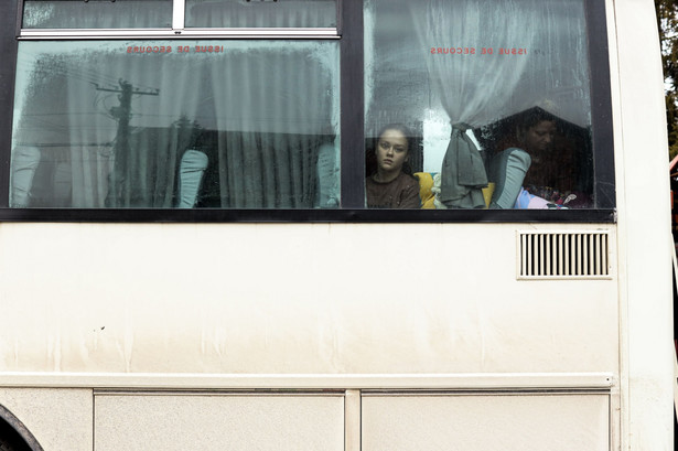 Uchodźcy z Ukrainy Fot. Jonathan Alpeyrie/Bloomberg