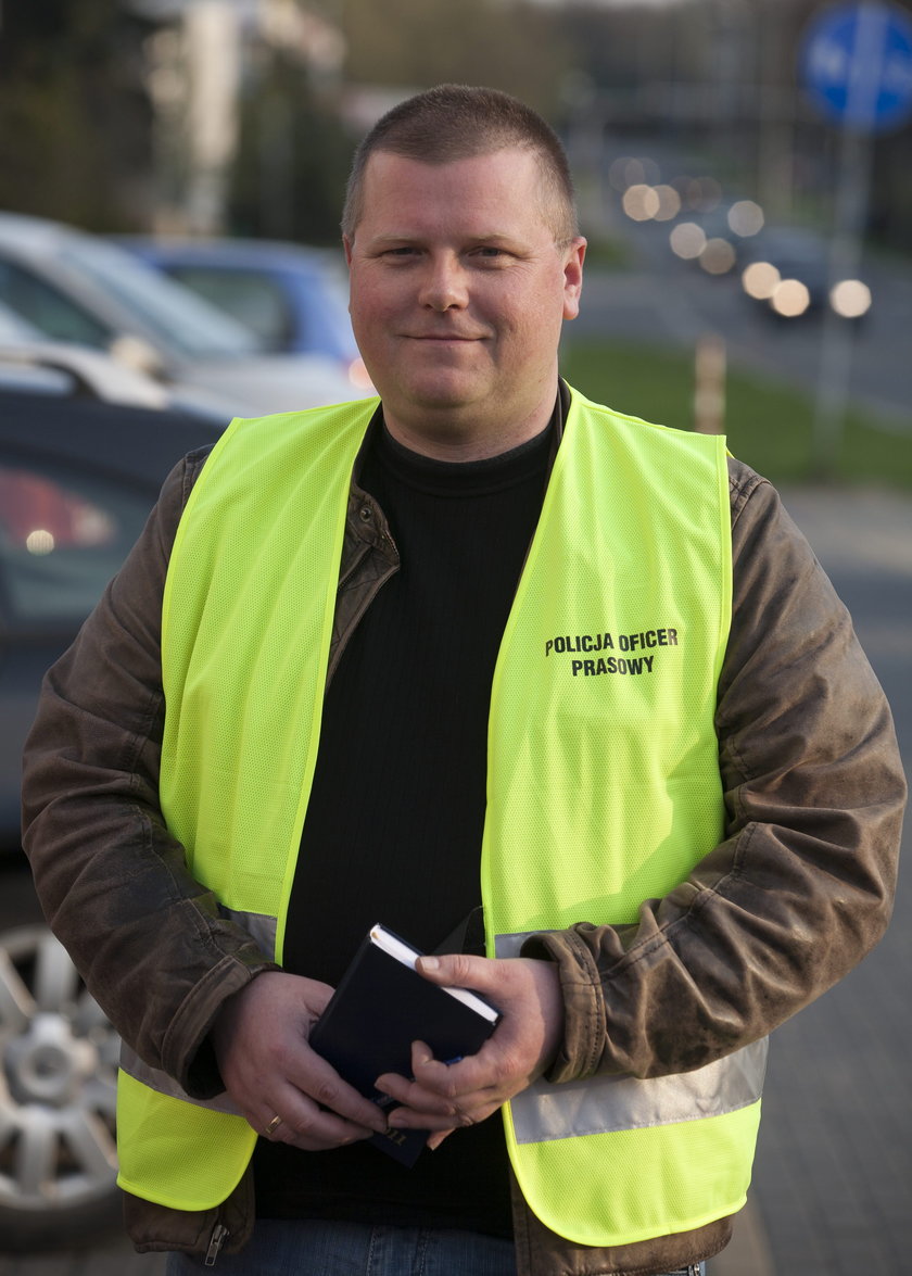 Mariusz Miszczyk, rzecznik policji w Dąbrowie G.