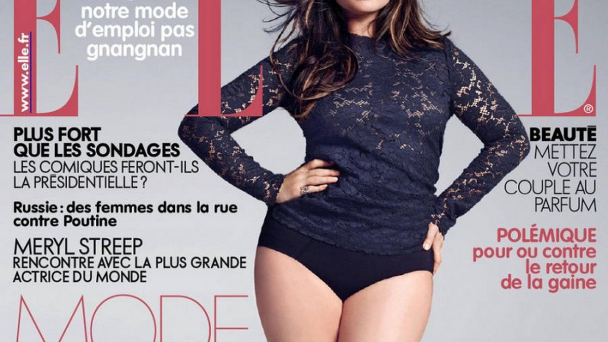 Tara Lynn na okładce francuskiego wydania "Elle"