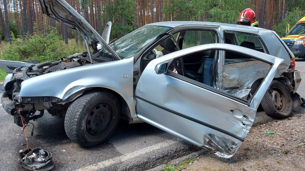 Przerażający wypadek pod Szczecinkiem. Wielu rannych, w tym dzieci