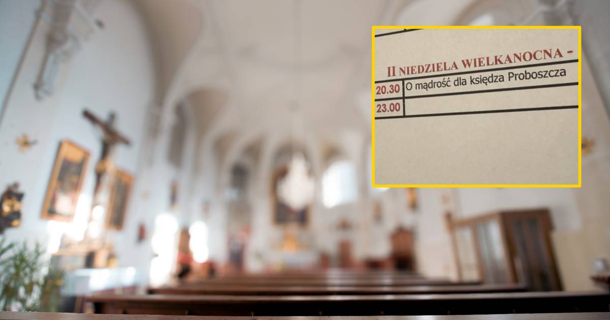 Proboszcz z Głuszyny rozbawił parafian. Nietypowa intencja podczas mszy stała się hitem sieci