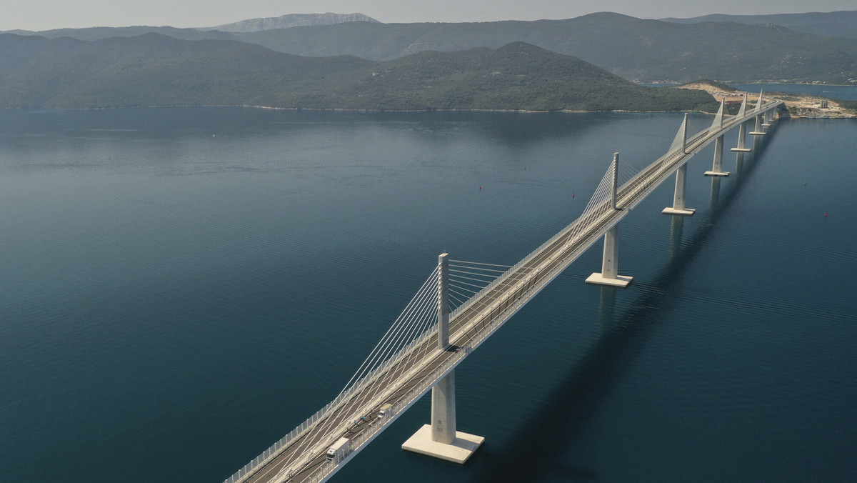 Most Pelješac w Chorwacji