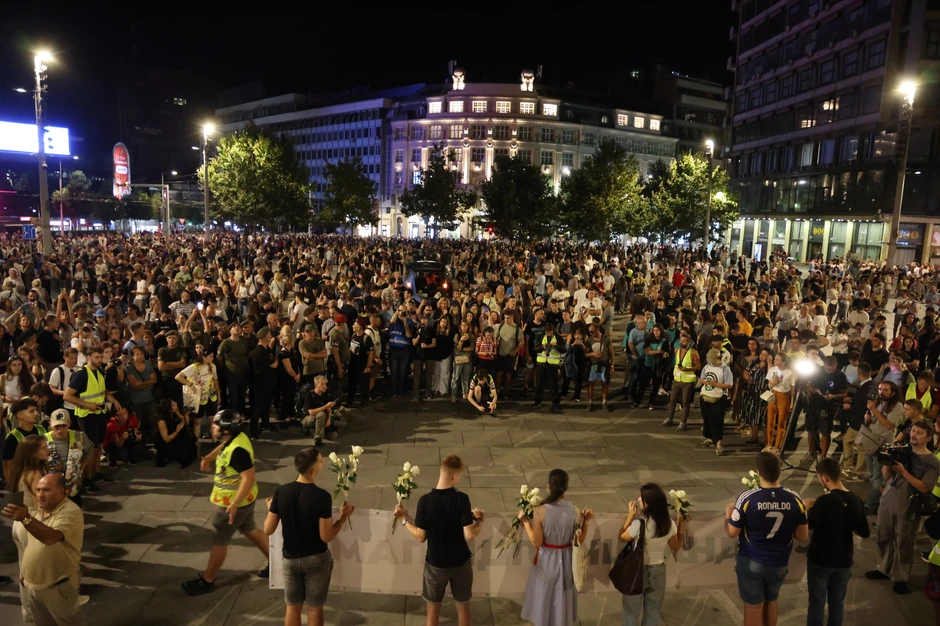 Protest Trg Republike