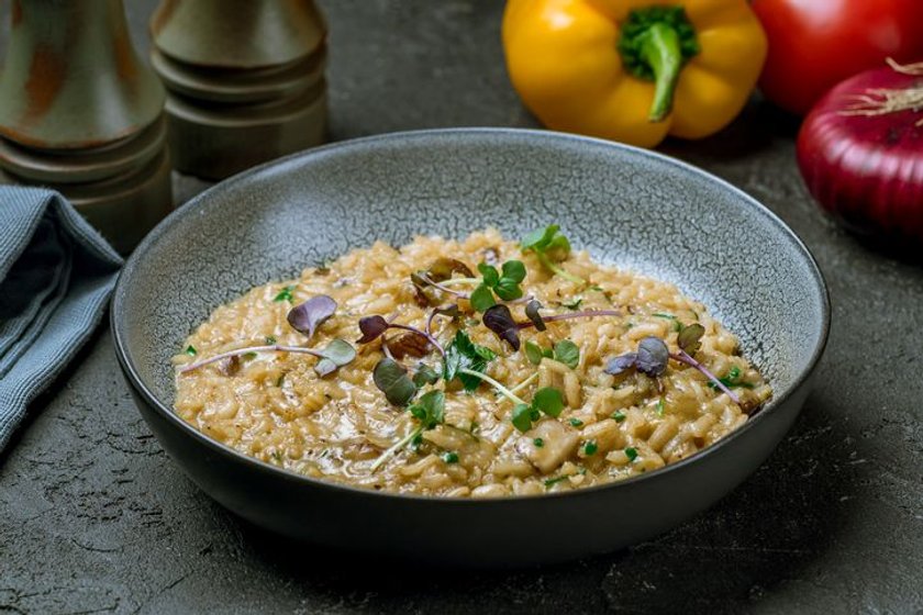 risotto z czosnkiem