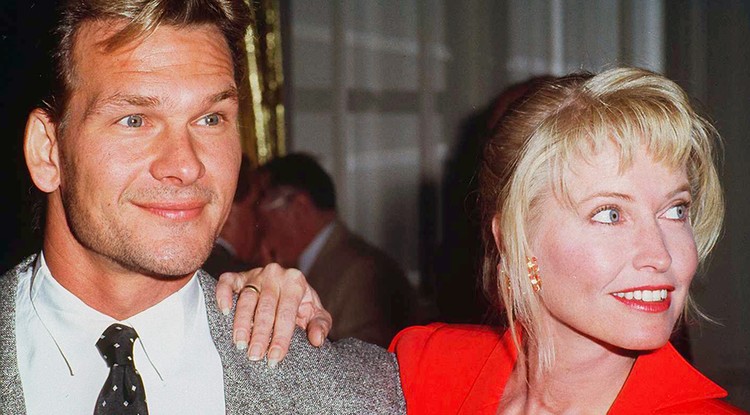 Patrick Swayze imádott feleségével Lisával, Fotó: Getty Images