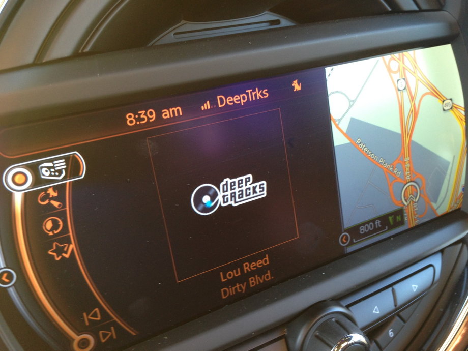 The infotainment screen is a rectangular peg in a square hole.